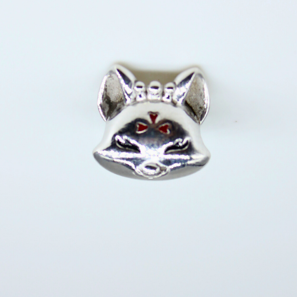 Kedi Yüzü Model 925 Ayar Gümüş Charm – Cute Animal Collection