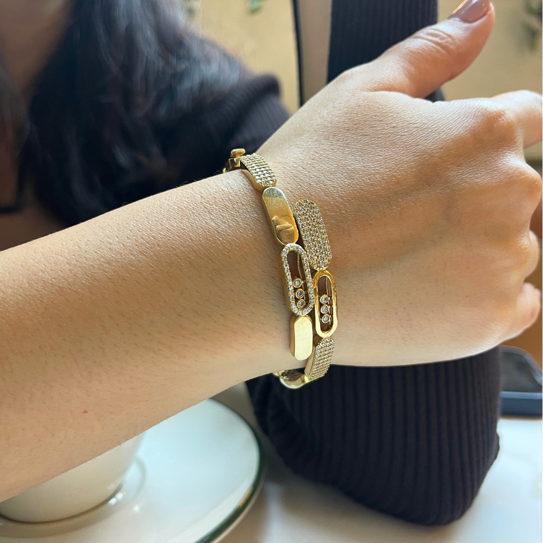 Luna Link Model 925 Ayar Gümüş Bileklik