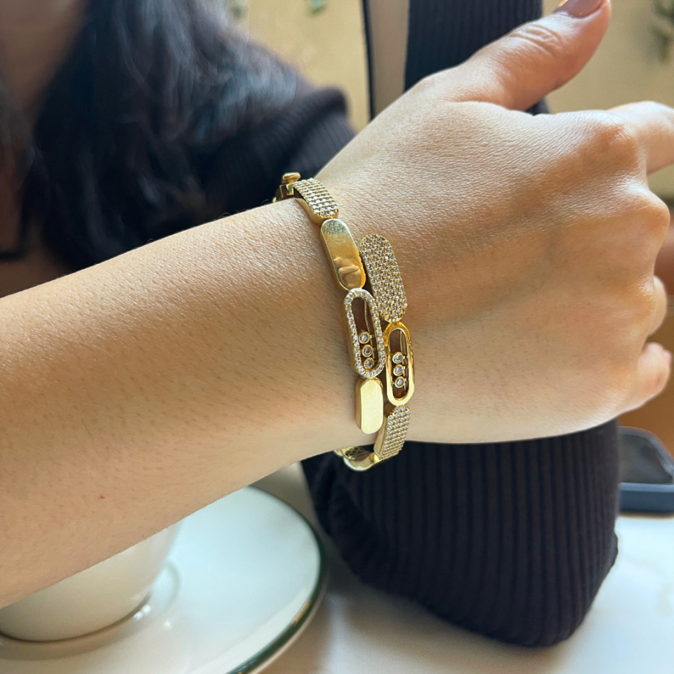 Luna Link Model 925 Ayar Gümüş Bileklik