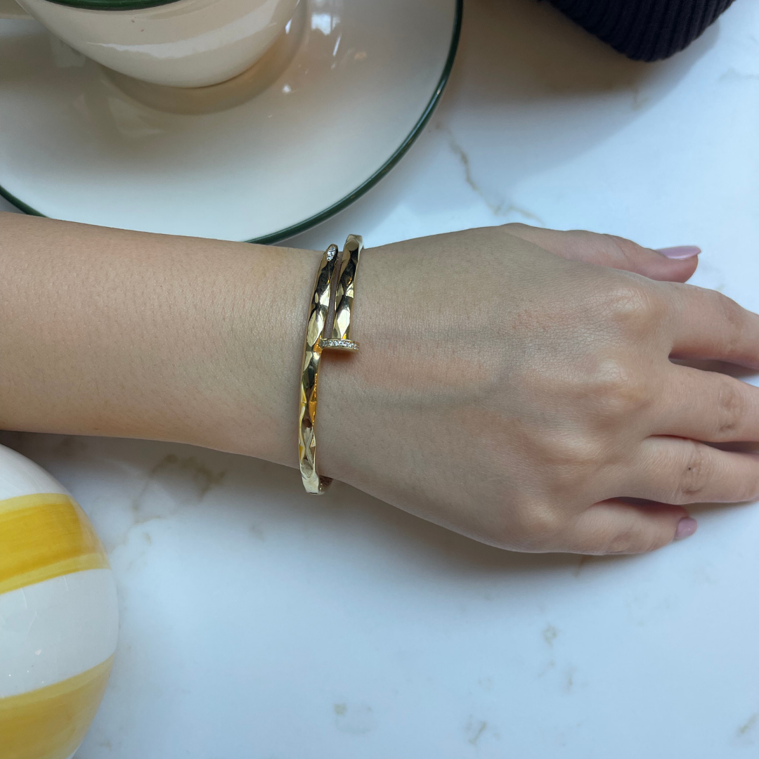 Aurora Twist Model 925 Ayar Gümüş Bileklik – Reflect Shine Collection