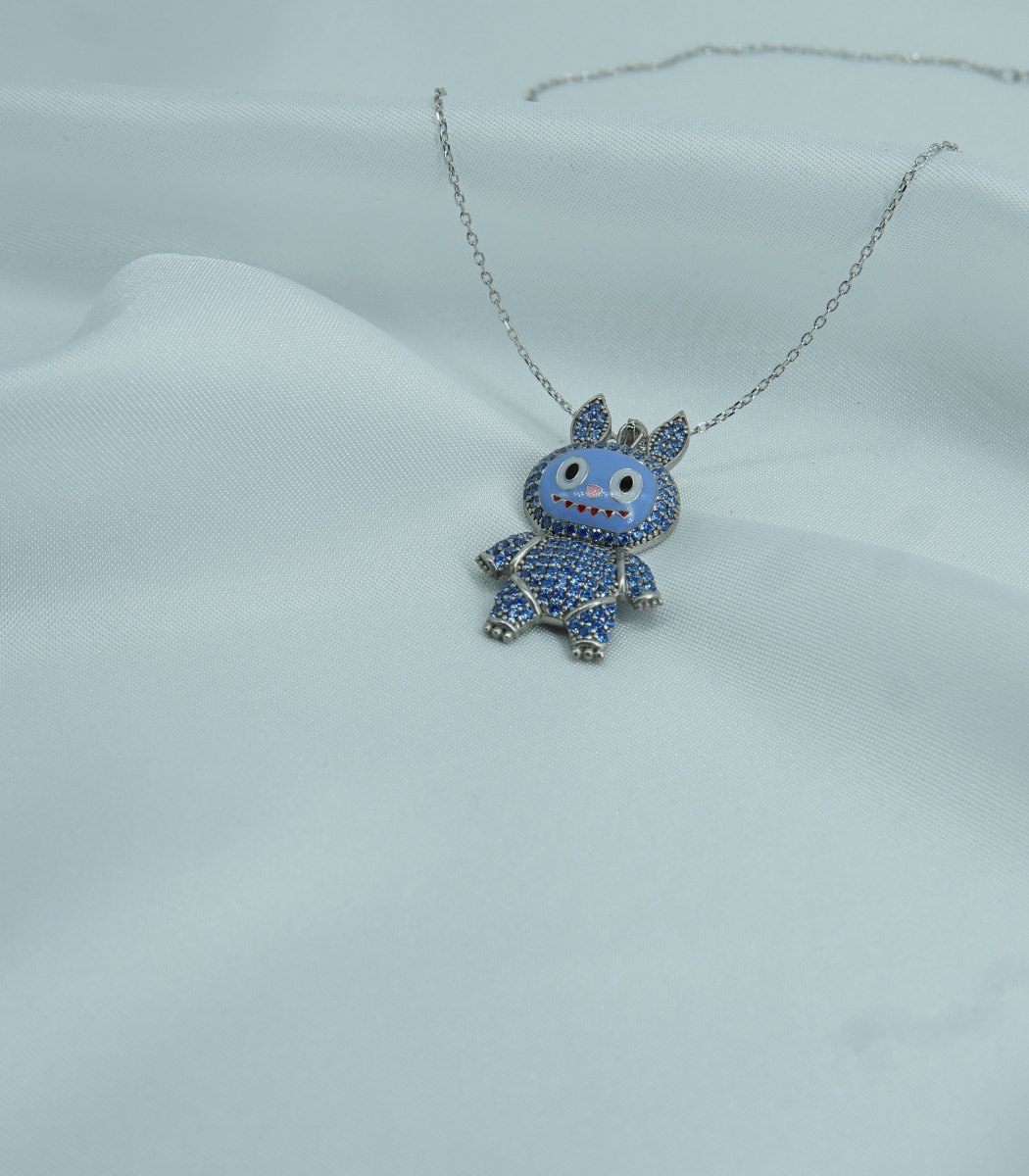 Blue Fun Mini – Zirkon Taşlı Sevimli Kolye