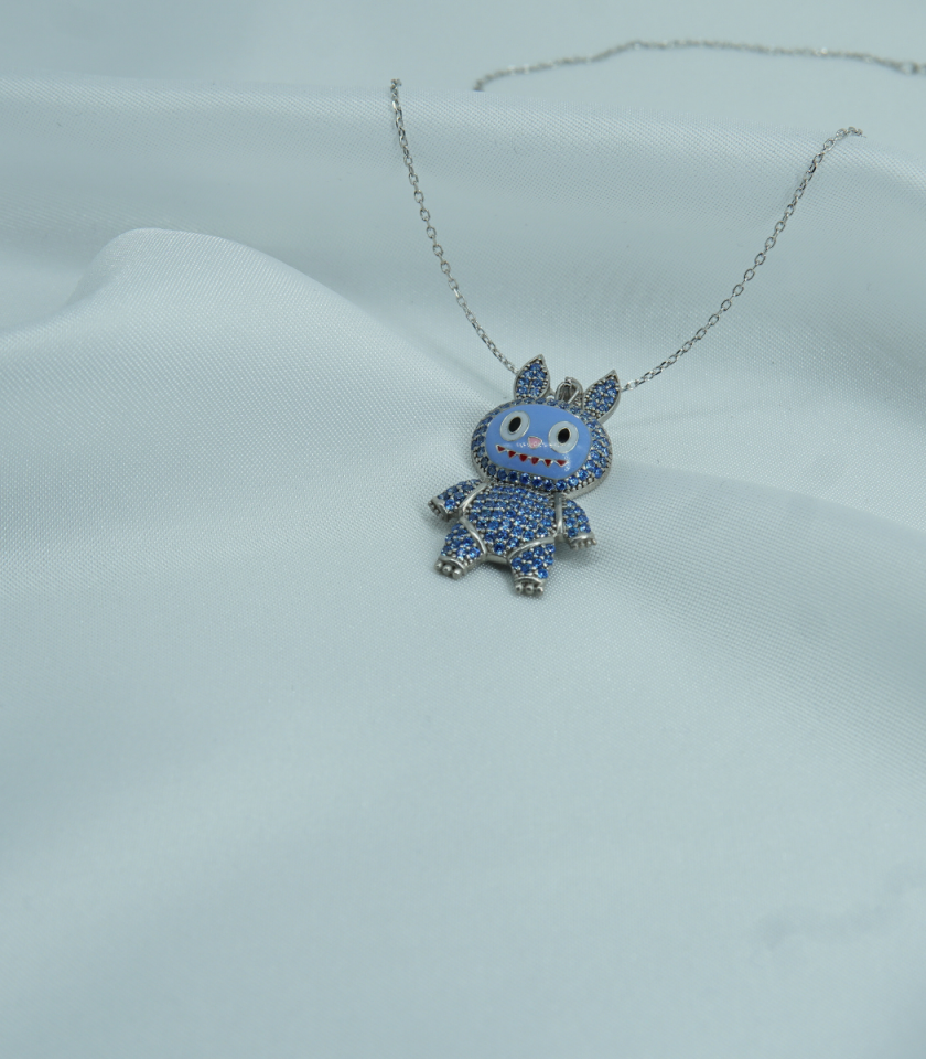 Blue Fun Mini – Zirkon Taşlı Sevimli Kolye